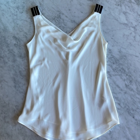 White House Black Market Ball Chain Trim Draped Cami - Picture 6 of 8